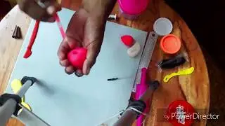 How to make play - doh mushroom