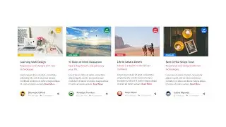 How To Create a Responsive Blog Post Card | HTML, CSS & Bootstrap 5 Tutorial
