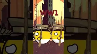 BEFORE vs AT THE TIME WW1 ⚔️ #countryballs