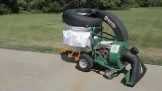 Outdoor Sidewalk Parking Lot Vacuum Cleaner   Billy Goat QV