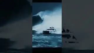 THE CATAMARAN VANISHED IN THE WAVES&hellip; THEN THIS HAPPENED 😱🌊 #oceanadventure #catamaran