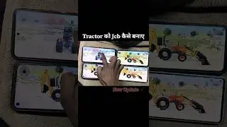 Tractor wala jcb in Indian vehicles simulator 3d update #viralvideo #trending #shorts