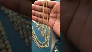 3 pavan gold chain designs | 3 pavan thali chain | mahar chain designs |#916 #chain #gold #wedding