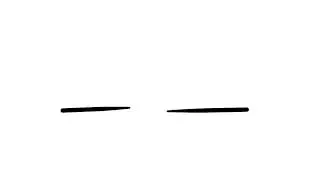 Eye blinking test animation