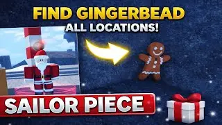 How to Find Gingerbread in Sailor Piece | All 2 Gingerbread Location In Xmas Island In Sailor Piece