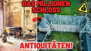 LOSTPLACE // VERLASSENES MILLIONEN SCHLOSS 🏰 gefunden!😱 ALLES voller ANTIQUITÄTEN! 🪑🪞😍
