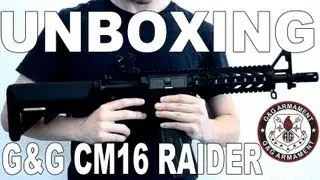 Unboxing G&G CM16 Raider AEG. Capsule Corp. Airsoft Espa&ntilde;a