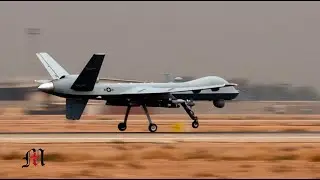 AMAZING !!! MQ-9 Reaper takeoff in action
