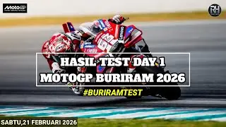 Hasil Motogp Hari ini~Hasil Test Pra Musim Gp Buriram 2026 Day 1 Sesi 1~Jadwal Motogp 2026