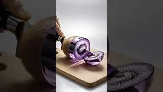 💜 Purple Kiwi ASMR | Oddly Satisfying & Relaxing Visuals 🍇🥝 #asmr
