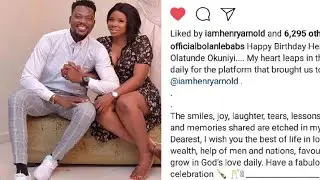 Ultimate Love Update: Bolanle pens emotional love Epistle to Arnold on his 32nd Birthday|Bolar