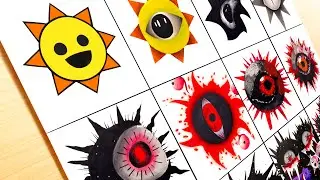 Рисование Incredibox Sprunki - Фаза 1 - Фаза 12 - Mr Sun