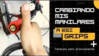 Como cambio los manilares de mi Bicicleta!🚵  me cambie a Esi Grips  😱