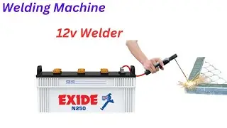 i trun 12v battery into a welding machine 12v easy method
