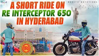 A Short Ride On RE INTERCEPTOR 650 in Hyderabad | Telugu Motovlog | Mohith Motovlogs