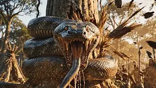 Prehistoric Humans vs World's Largest Snake Titanoboa &ndash; Deadliest Survival Battle Ever!