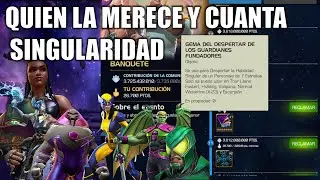 Cuál es el mejor CAMPEÓN para darle la GEMA DEL DESPERTAR DE LOS GUARDIANES +NIVEL SINGULARIDAD MCOC
