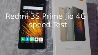 Xiaomi Redmi 3S Jio 4G speed Test