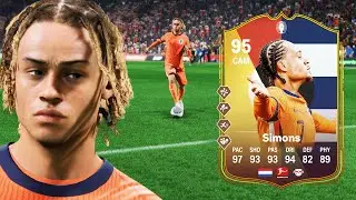 95 MAKE YOUR MARK XAVI SIMONS SBC PLAYER REVIEW | EA FC 24 ULTIMATE TEAM