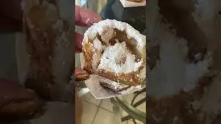 Praline stuffed beignets from Loretta&rsquo;s | New Orleans #beignets #praline #newOrleans #NOLA