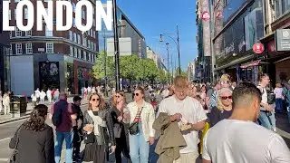 London City Tour 2022 | 4K HDR Virtual Walking Tour around the City | London Walk May 2022