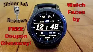 Samsung Gear S3/Gear Sport Watch Faces by Timekeeper - FREE Coupon Giveaway! - Jibber Jab Reviews!