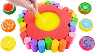 🎂✨ Video Satisfactorio | Incre&iacute;ble Pastel Arco&iacute;ris Hecho con Kinetic Sand 😍🌈 ASMR | Rainbown TH Sand