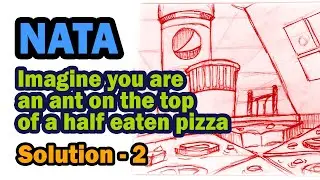 NATA mock test solved question paper ANT POINT OF VIEW solution -02