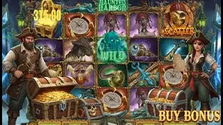 Des jokers court ou long ? BUY BONUS sur le HAUNTED HARBOR