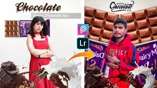 Chocolate Day || Picsart Chocolate Day Spacial Editing || Picsart Valentines Week Photo Editing 2022