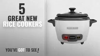 Top 10 Black+Decker Rice Cookers [2018]: BLACK+DECKER 3-Cup Cooked/1.5-Cup Uncooked Rice Cooker,