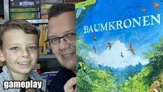 Baumkronen (Kosmos) gameplay - 2er Kartenspiel mit &Ouml;kosystem Regenwald ab 10 Jahren