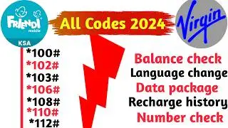 Virgin all codes datail l Friendi sim all codes datails l #virgin #friendi l