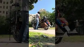 Indian motorcycle 2021 vintage with freedom shark tail exhaust system on 116 thunderstroke