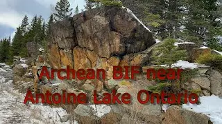 Archean Banded Iron Formation (BIF) near Antoine Lake Ontario (S3-E19)