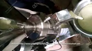 Test the working video of making mashed potatoes with colloid mill