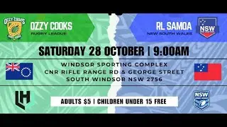 TUKIA TOA CUP - OZZY COOKS RL v RL SAMOA NSW