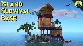 How To Build An Island Survival Base In Minecraft! [Tutorial]