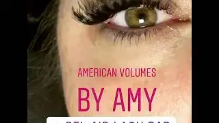 American Volume Bel Air Lash Bar Novalash Eyelash Extensions