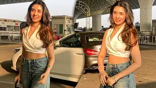 Krithi Shetty&rsquo;s Blissful Morning Airport Look As She&rsquo;s Spotted Departing From Mumbai