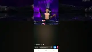 What a brave boy he is . Salute this child . nice dance