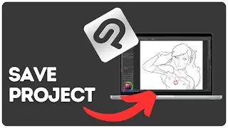 How to save project on Clip Studio?