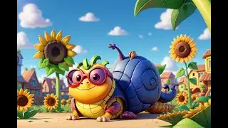 African Giant Snail Song for Kids | Fun & Educational Snail Adventure | @little-world374