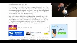 Coinbase! Ethereum Classic Hack!