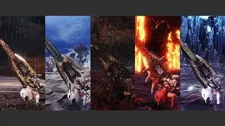 【MHW】 Finally got all the Kjarr elemental Charge Blades!!