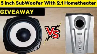SubWoofer 5inch vs Hometheater 2.1 , Bass Quality Test | Tah Electronics.