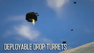 Space Engineers - Deployable Drop Turrets