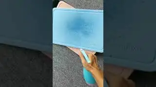 peakon diatomite bath mat absorbent test