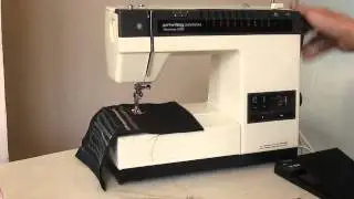Sewing machine Швейная машина Privileg SuperStar Electronic 3000 test джинс, кожа