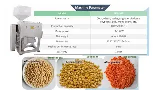 6FW-s18 multifunctional beans peeling machine / dal mill machine